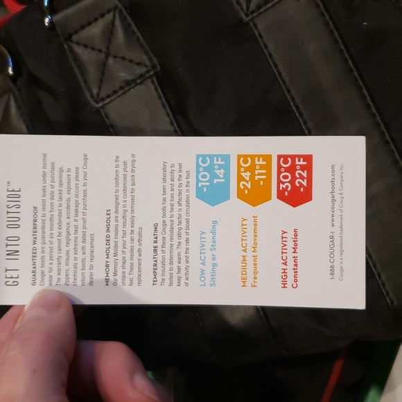 COUGAR Lancaster black Winter boots 11 - Picture 12 of 12